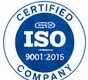 ISO 9001:2015 certified company