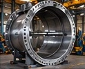 Fabricated butterfly valve body