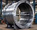 Machined butterfly valve body