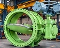 Actuated butterfly valve body