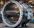Heavy butterfly valve body
