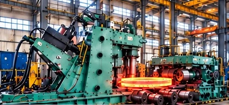 Horizontal ring rolling machine